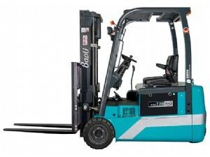 1.5噸電動平衡重式叉車三支點